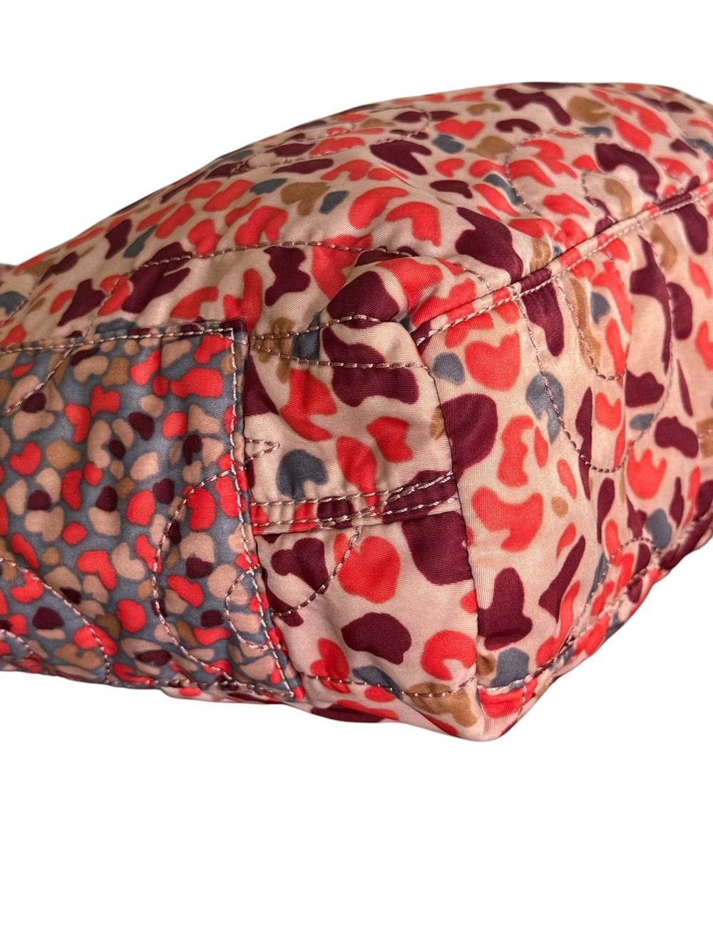 Marc Jacob’s Quilted Nylon Pink Leopards Print Tote Bag - Picture 6 of 14